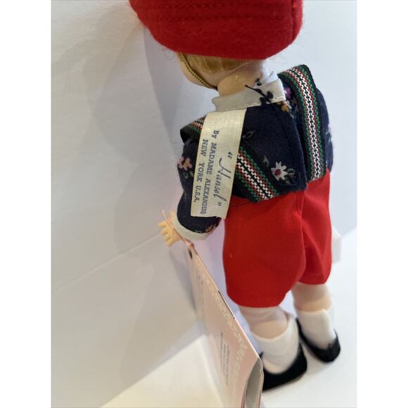 1988 Madame Alexander “Hansel” 8” Doll W/ Square White Lunchbox & Orig Box #453 - Picture 8 of 9